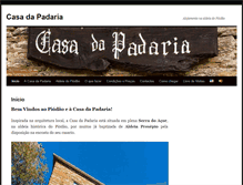 Tablet Screenshot of casadapadaria.com